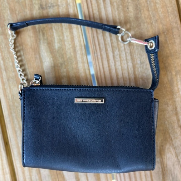 New York & Company Handbags - New York & Company black mini shoulder bag